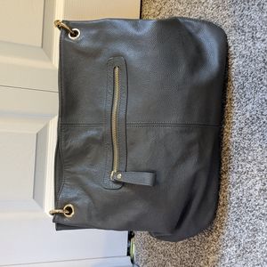 Cuore & Pellet gray pebble leather Sophia Hobo bag